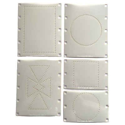 Card Embroidery Templates - Geometrics Set 1 Card Embroidery Templates - Geometrics Set 1