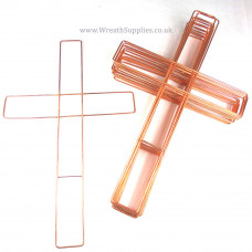 20 X 15 inch Cross Wire Wreath 