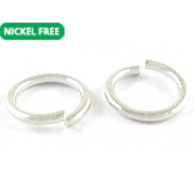 6mm Jump Rings – Silver Tone