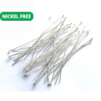 50mm Headpins – Silver Tone