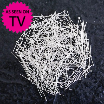 Silver Tone Ball Headpins - 250 Pack Silver Tone Ball Headpins - 250 Pack