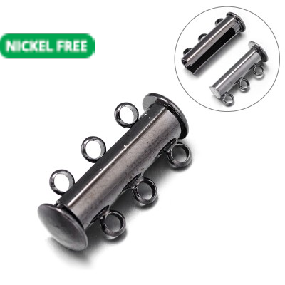 3 Loop Magnetic Sliding Catch – Black Plated