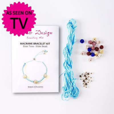 Macrame Slider Bracelet Kit Macrame Slider Bracelet Kit
