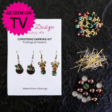  Christmas Earring Kit - Puddings & Presents