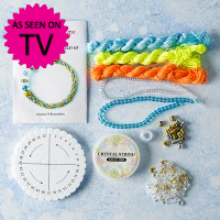 Stretchy Kumihimo Bracelet Kit - Summer Vibes (Makes 9)
