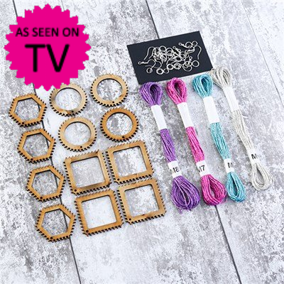Spira-Thread Earring Kit - Makes 6 Pairs - Silver Tone