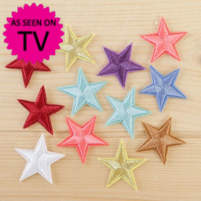 Embroidery Appliques - Stars Embroidery Appliques - Stars
